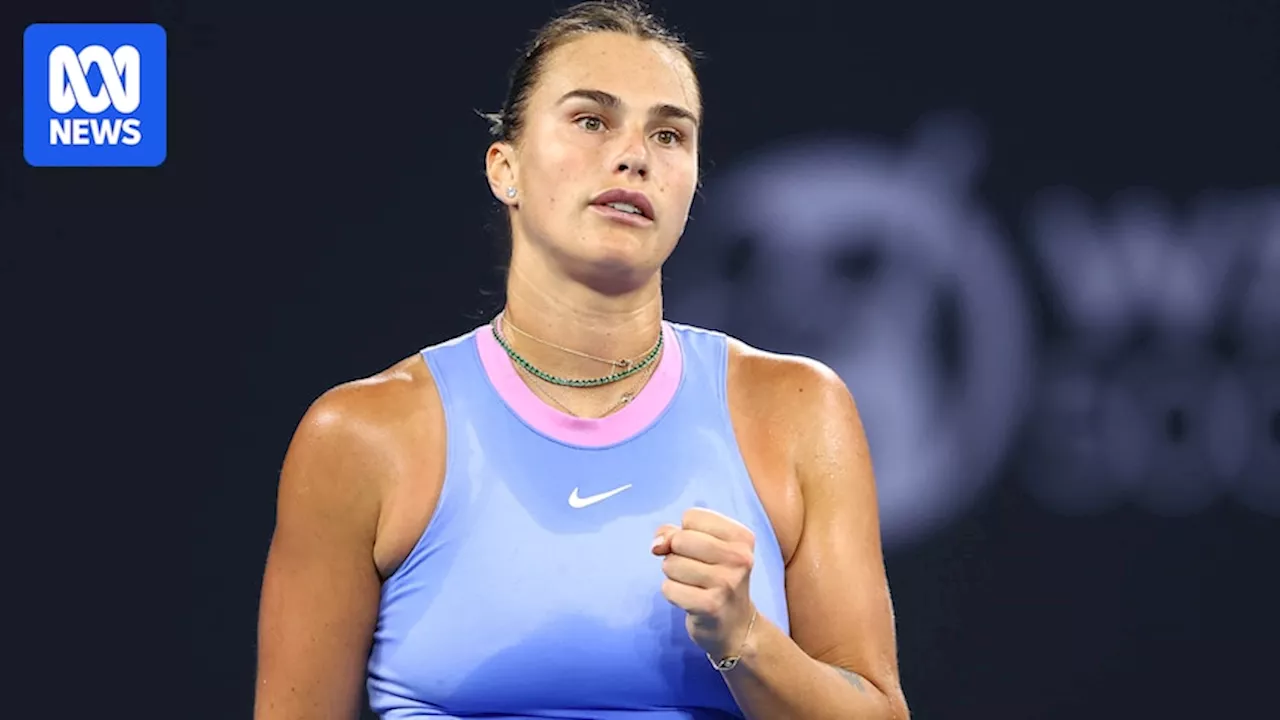 Sabalenka Cruises to Semifinals at Brisbane International