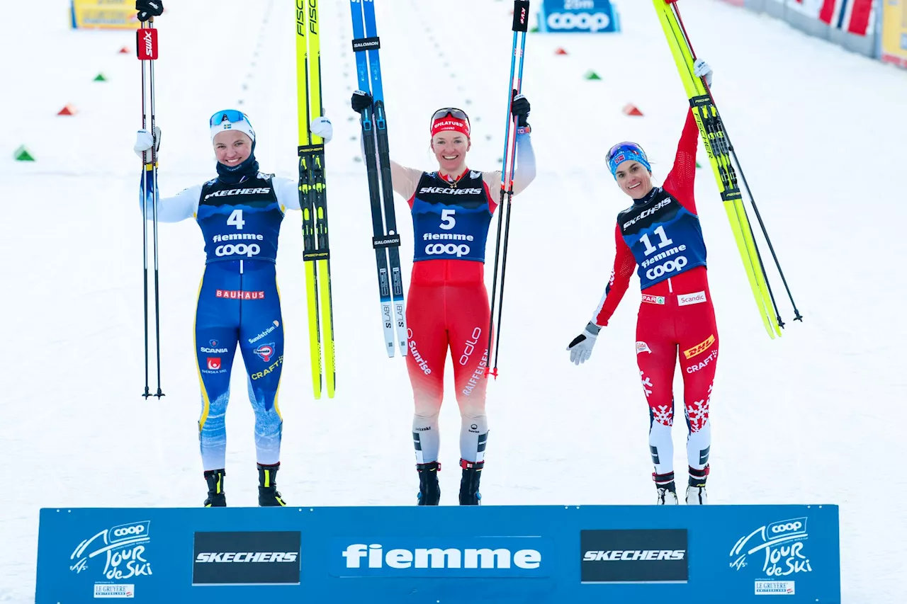 Weng tar pallen i sprint - Johaug i leie i Tour de Ski