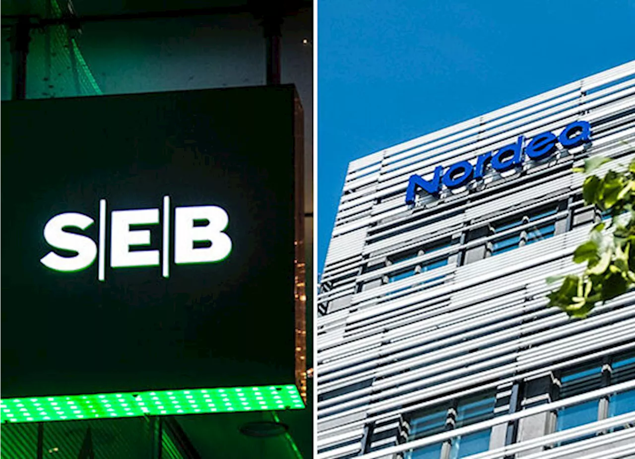 Nordea och SEB räknar med minskad inflation