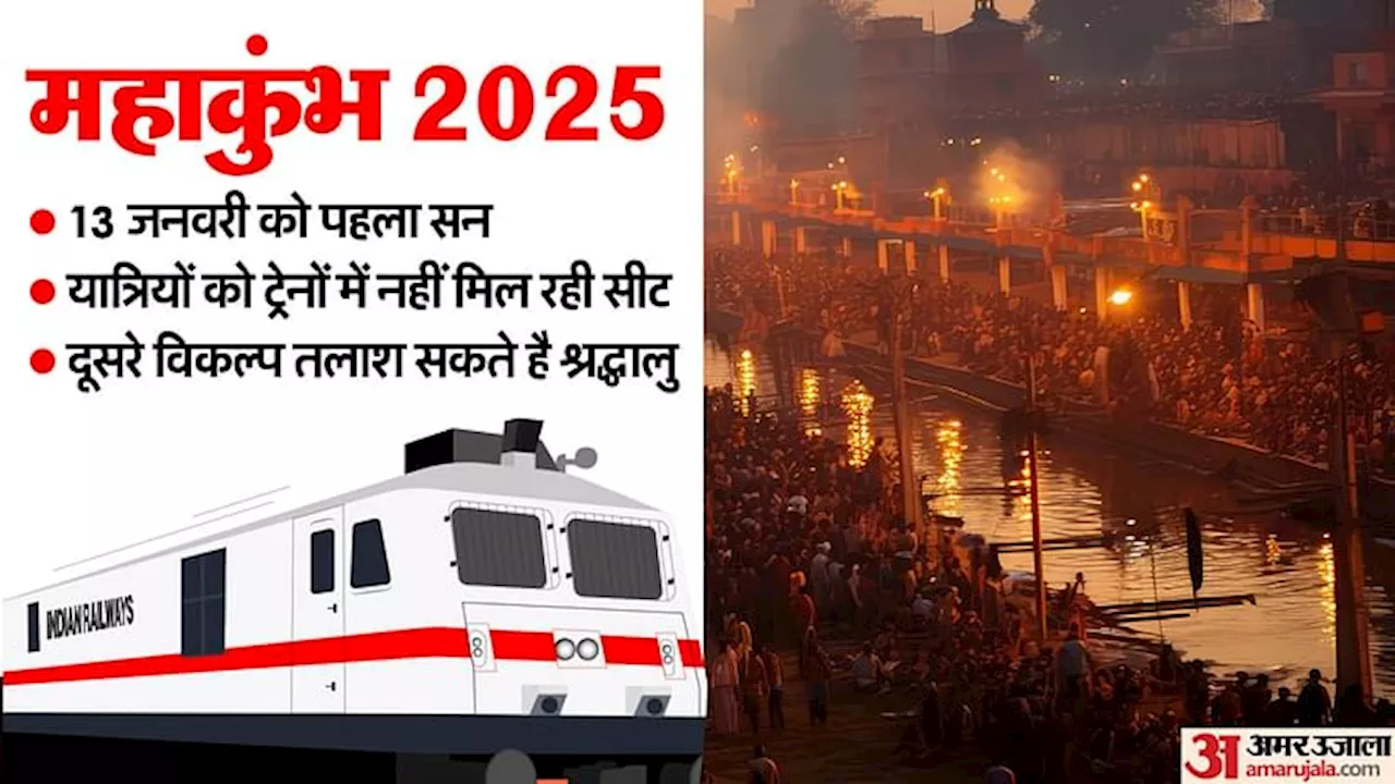 प्रयागराज महाकुंभ 2025 के लिए ट्रेनें फुल, उड़ानों का किराया भी बढ़ा