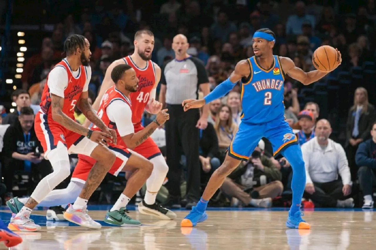 Oklahoma City Thunder Raih 13 Kemenangan Beruntun