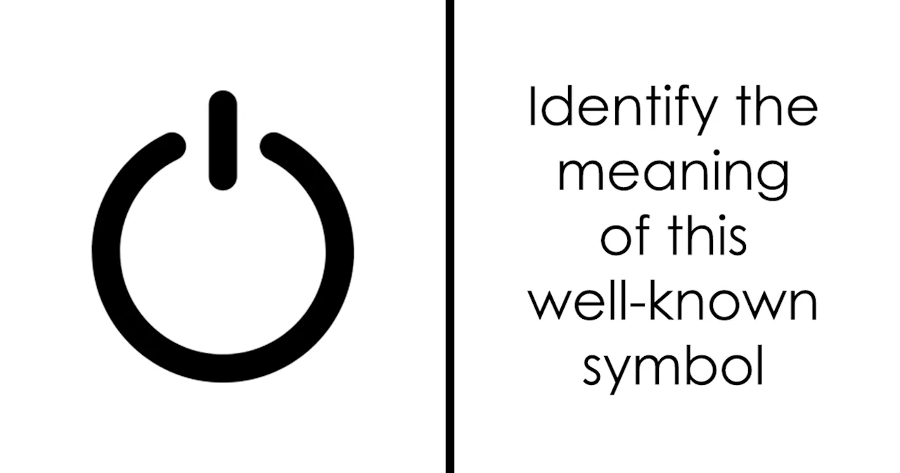 Can You Decode These 30 Common Symbols?