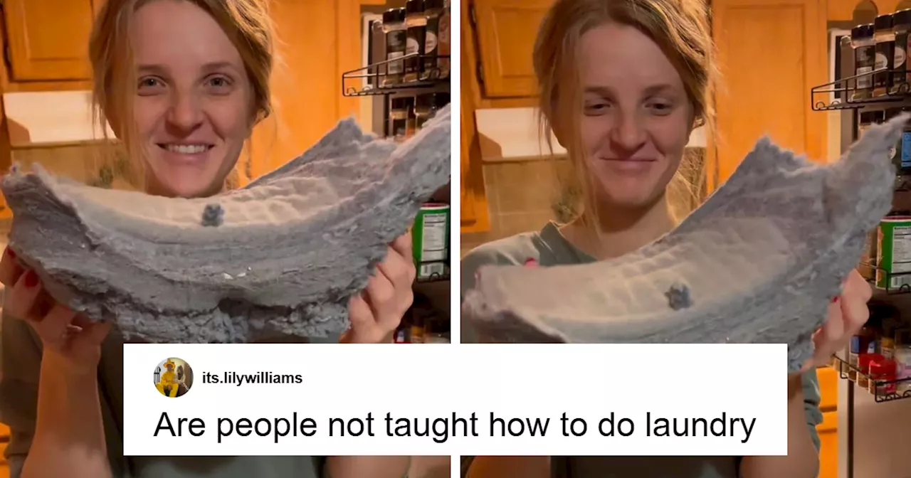 Shocking Amount of Lint Found in Dryer Sparks Viral TikTok Video