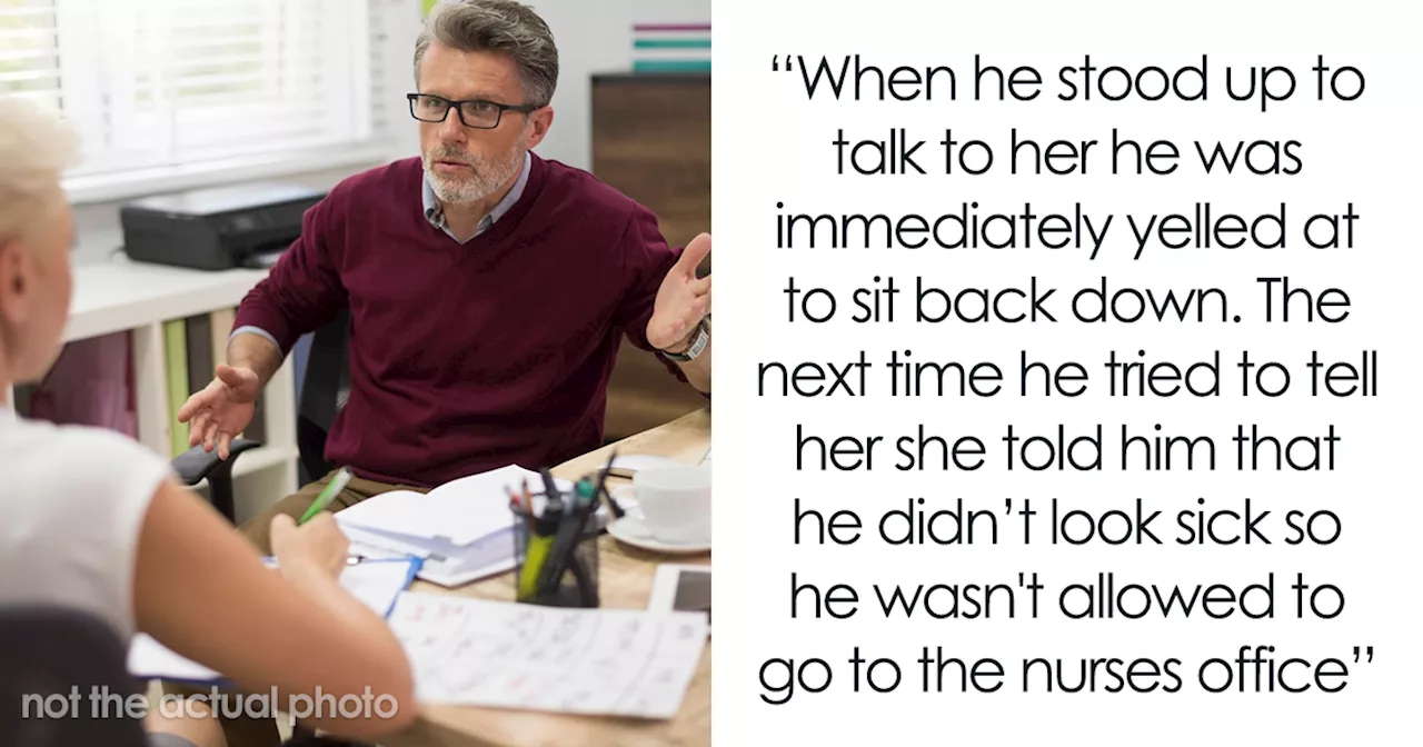 Teacher Ignored Student's Warning About Fainting, Then Cried When Dad Yelled