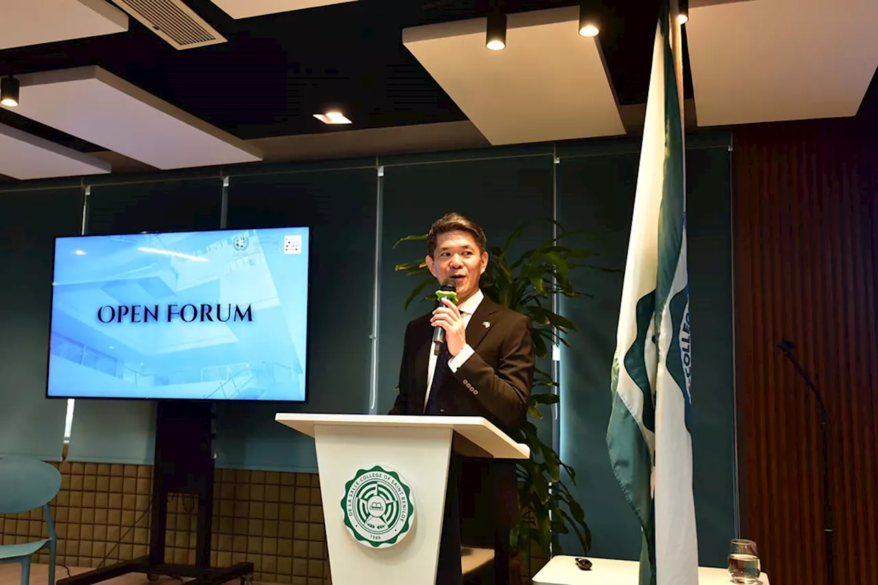 Japanese Ambassador Discusses Philippines-Japan Ties at De La Salle-College of Saint Benilde