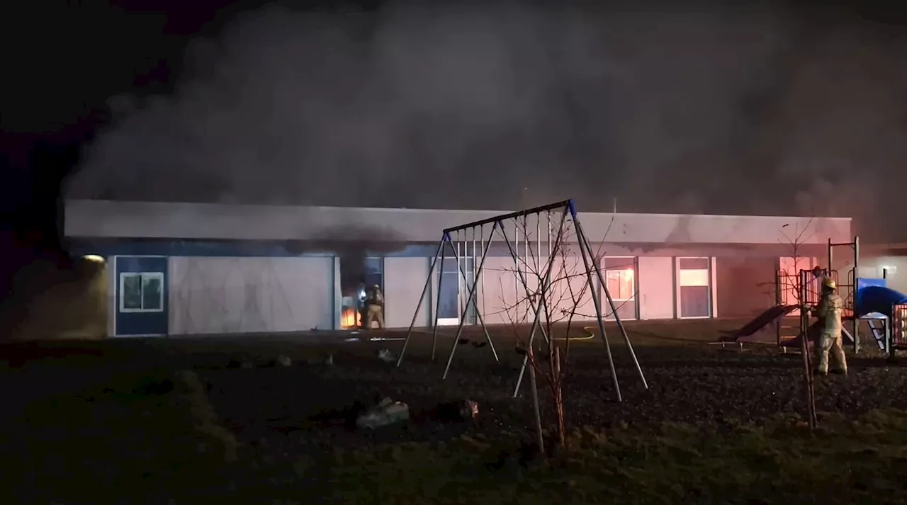 Suspicious Fire Damages North Cowichan School