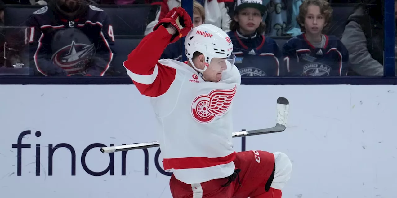 Red Wings Extend Winning Streak to Three with 5-4 Victory Over Blue Jackets