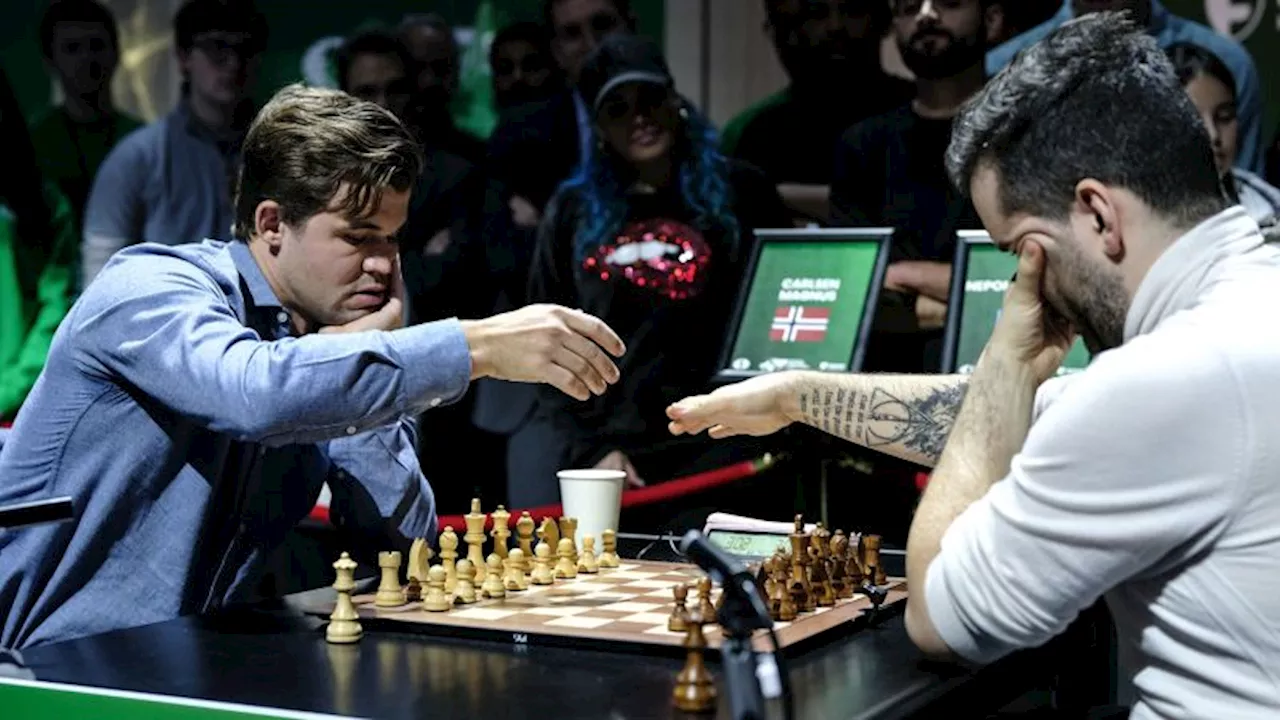 Carlsen and Nepomniachtchi Share World Blitz Championship Title