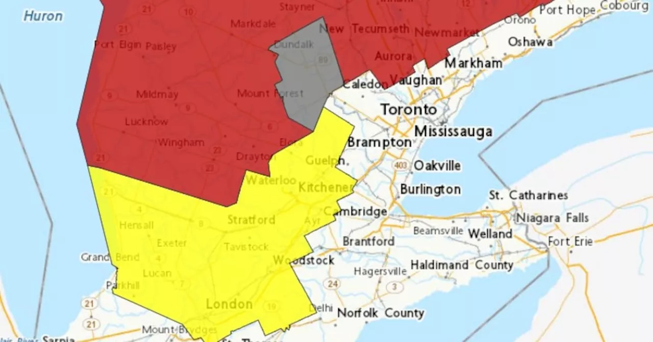 Severe Snow Squalls Batter Southwestern Ontario