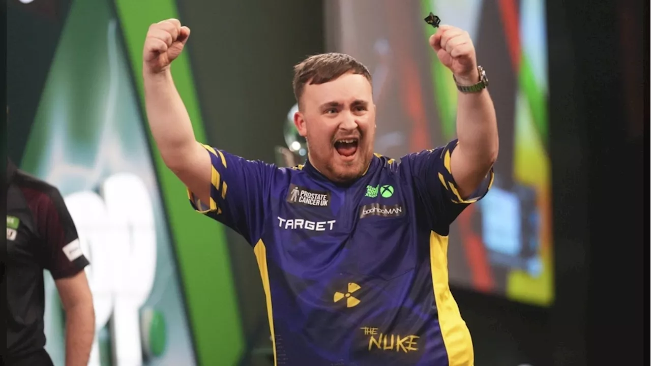 Luke Littler becomes youngest world darts champion at 17