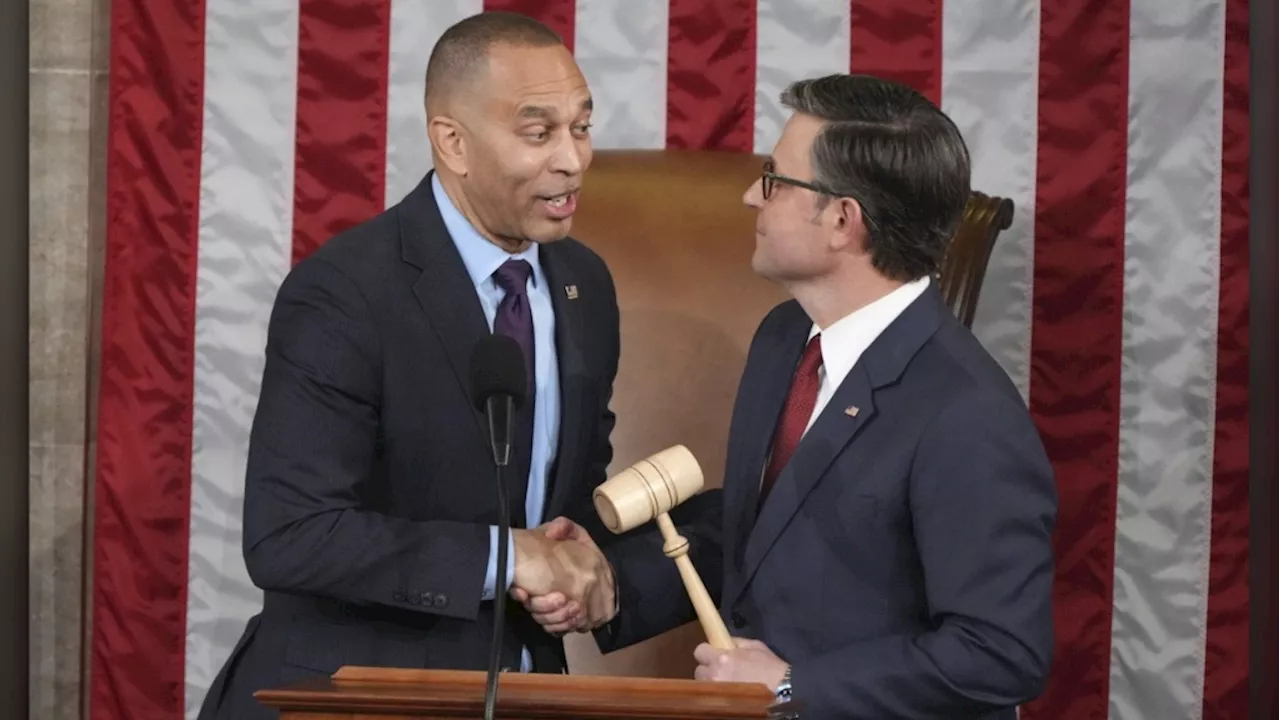 Republican Mike Johnson re-elected House speaker in dramatic floor vote