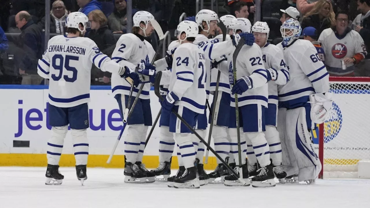 McMann's Late Goal Lifts Maple Leafs Past Islanders