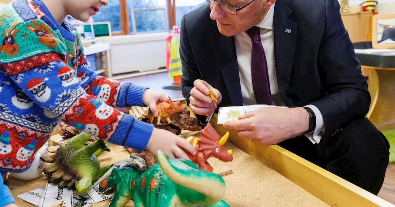 First Minister visited Busy Bees nursery in West Lothian