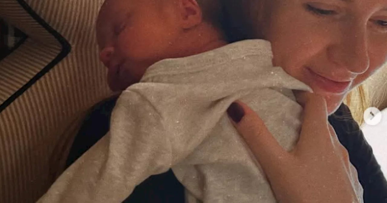 Karen Gillan shares adorable first snaps of newborn daughter with husband Nick