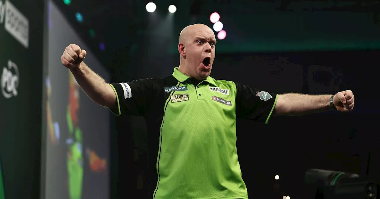 Michael van Gerwen faces fine before final after X-rated TV gaffe