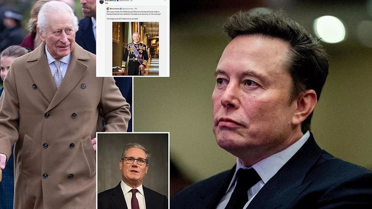 Elon Musk Calls for King Charles to Dissolve Parliament Amidst Grooming Gang Row