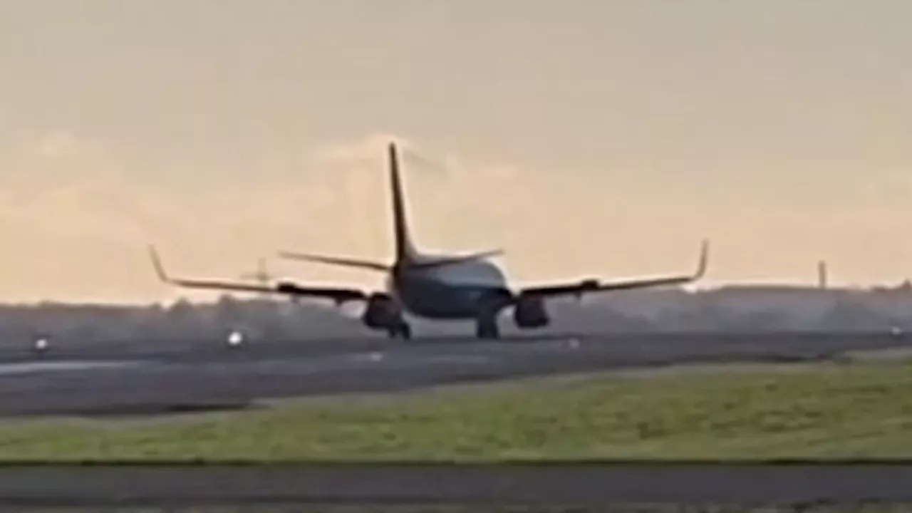 Plane Slams Brakes on Runway Due to Air Speed Issue