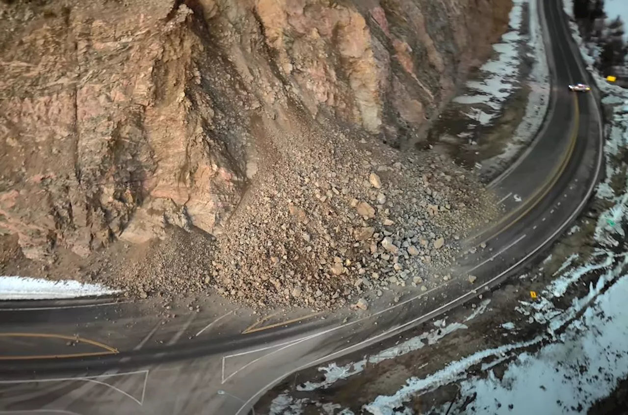 Rockslide Closes Colorado Highway