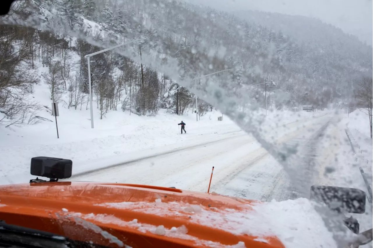 Snow and Ice Close Roads in Colorado