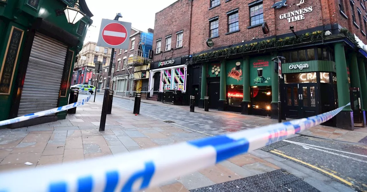 Man Found Collapsed in City Centre, Seven Arrested