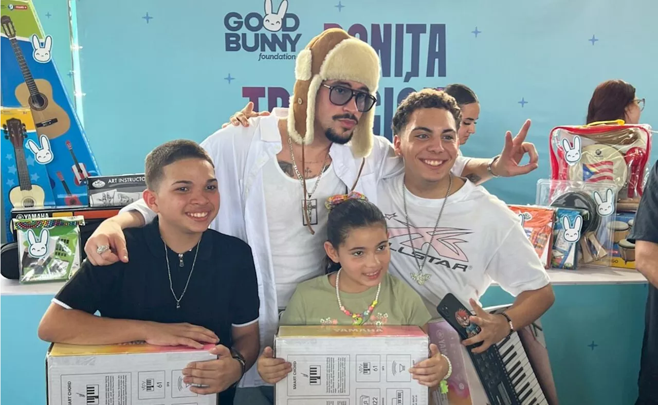 Fundación Good Bunny impulsa sueños de niños y jóvenes en Puerto Rico