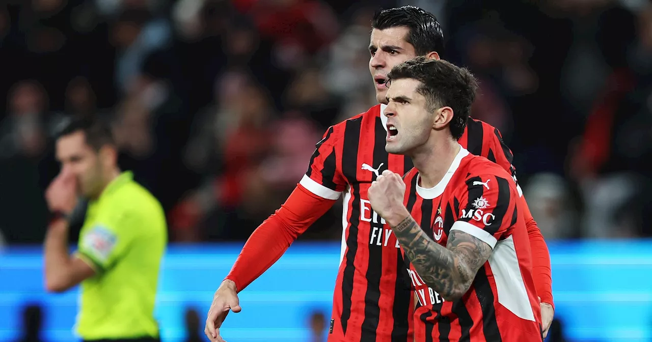 AC Milan renverse la situation et affrontera l'Inter en finale de la Supercoupe d'Italie