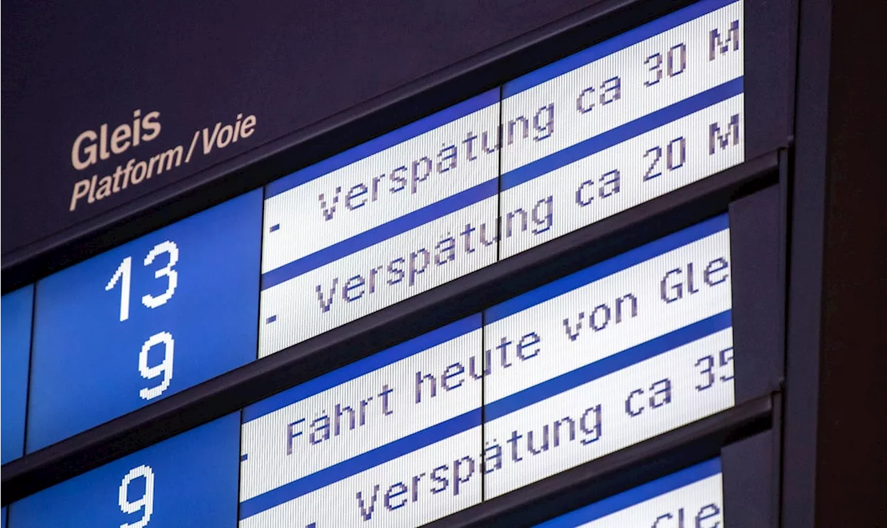 Gut jeder dritte Fernzug der Deutschen Bahn 2024 verspätet