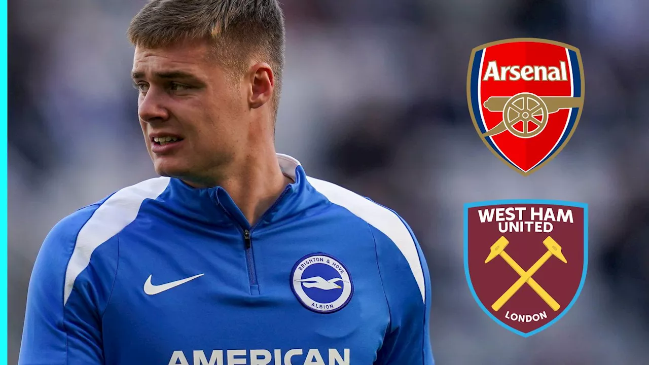 Arsenal Join Fulham and West Ham in Interest for Evan Ferguson Loan