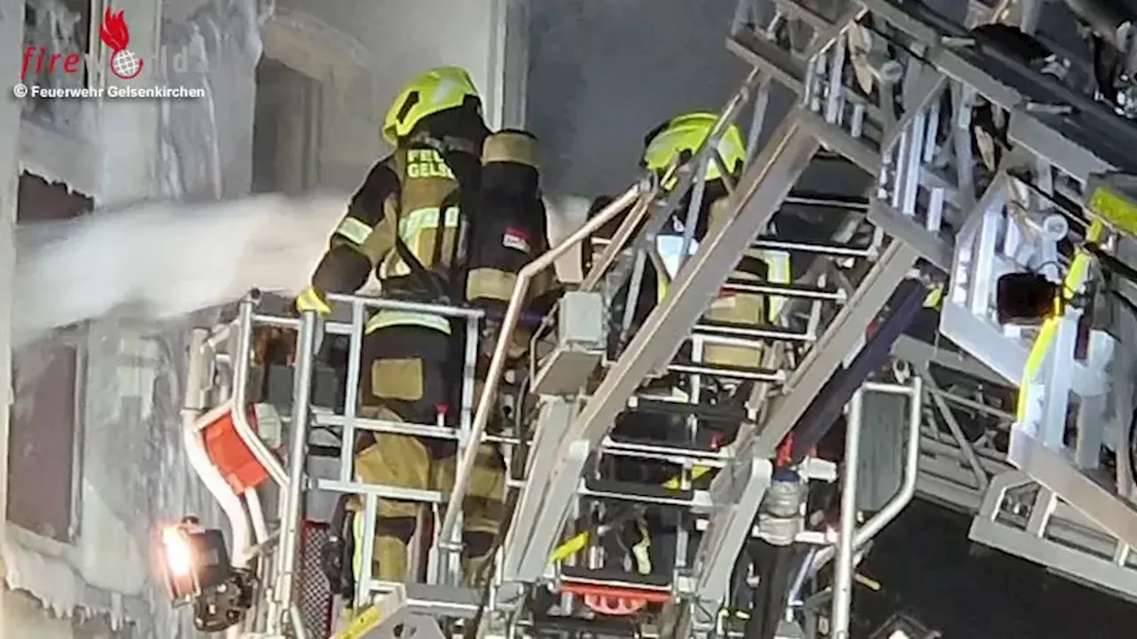 Ausgedehnte Wohnungsbrand in Gelsenkirchen