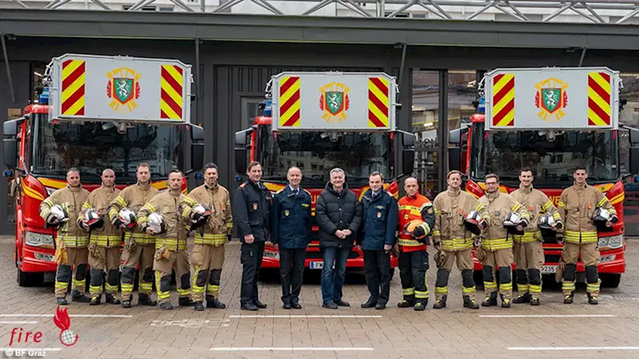 Grazer Berufsfeuerwehr: Einsatzbereit und modernisiert