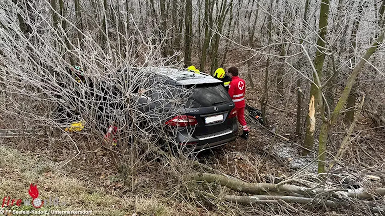 Mehrere Feuerwehren im Einsatz nach PKW-Unfall