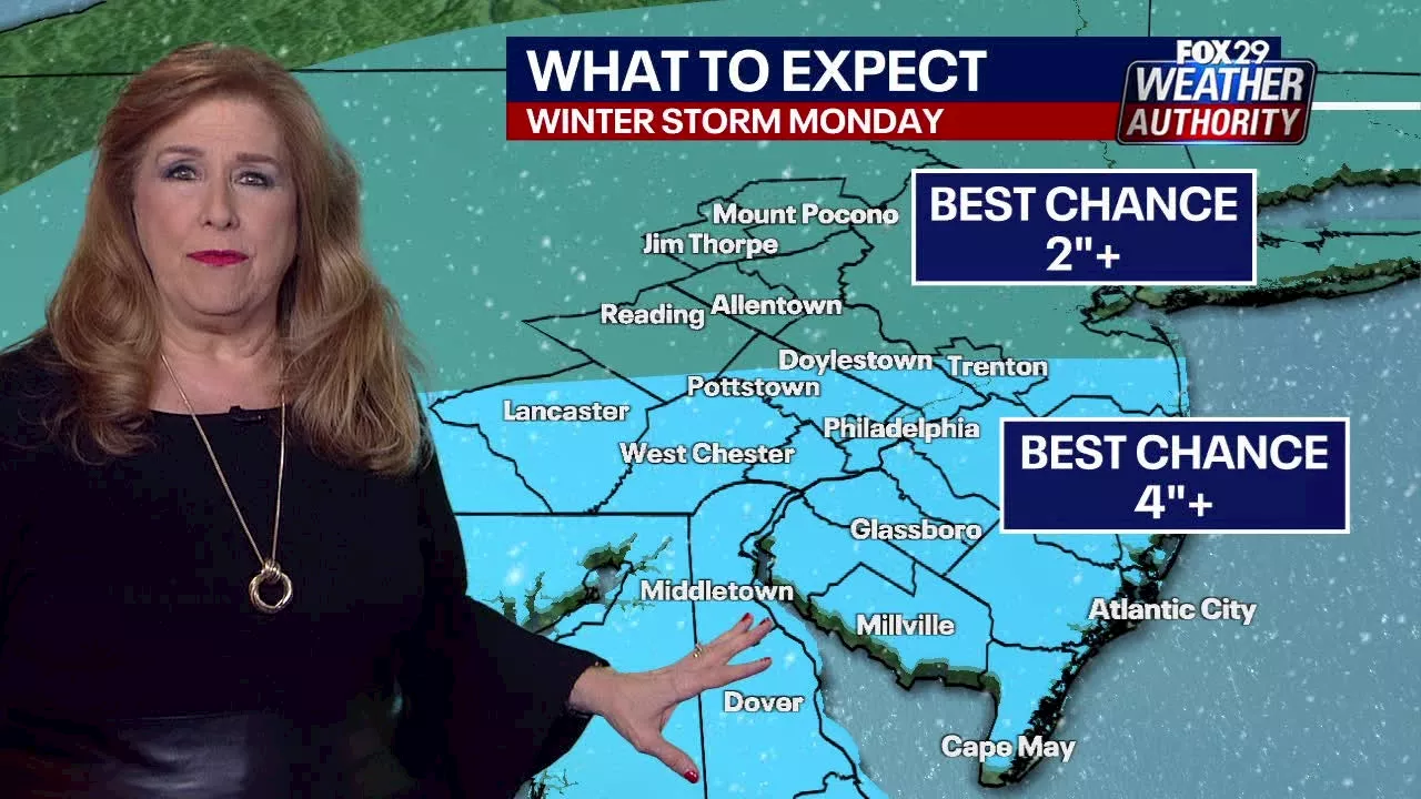 Philadelphia Braces for Winter Storm After Light Snowfall