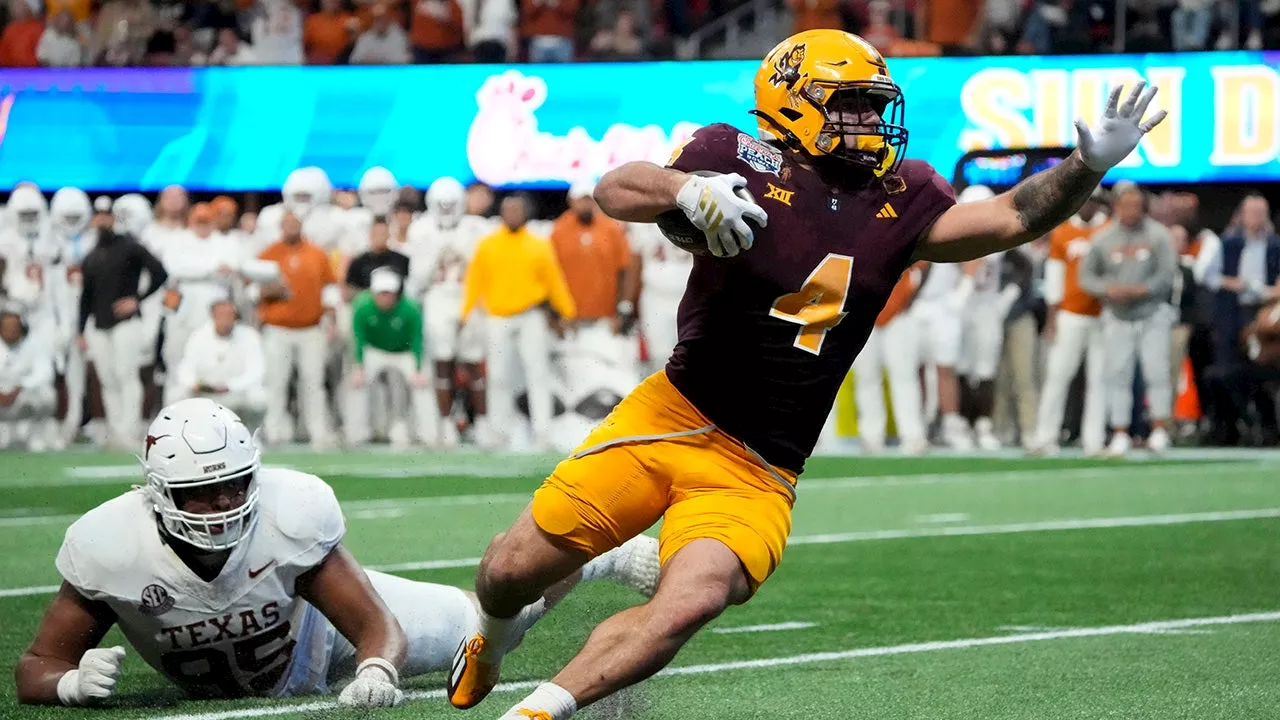 Arizona State's Cam Skattebo Responds to Fan Accusation of Being Out Late Before Peach Bowl