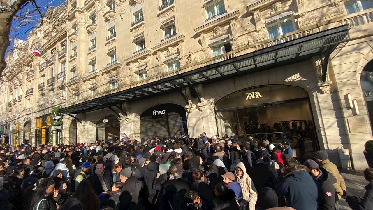 Braderie de la Fnac des Champs-Élysées: Fermeture anticipée à cause de l'affluence