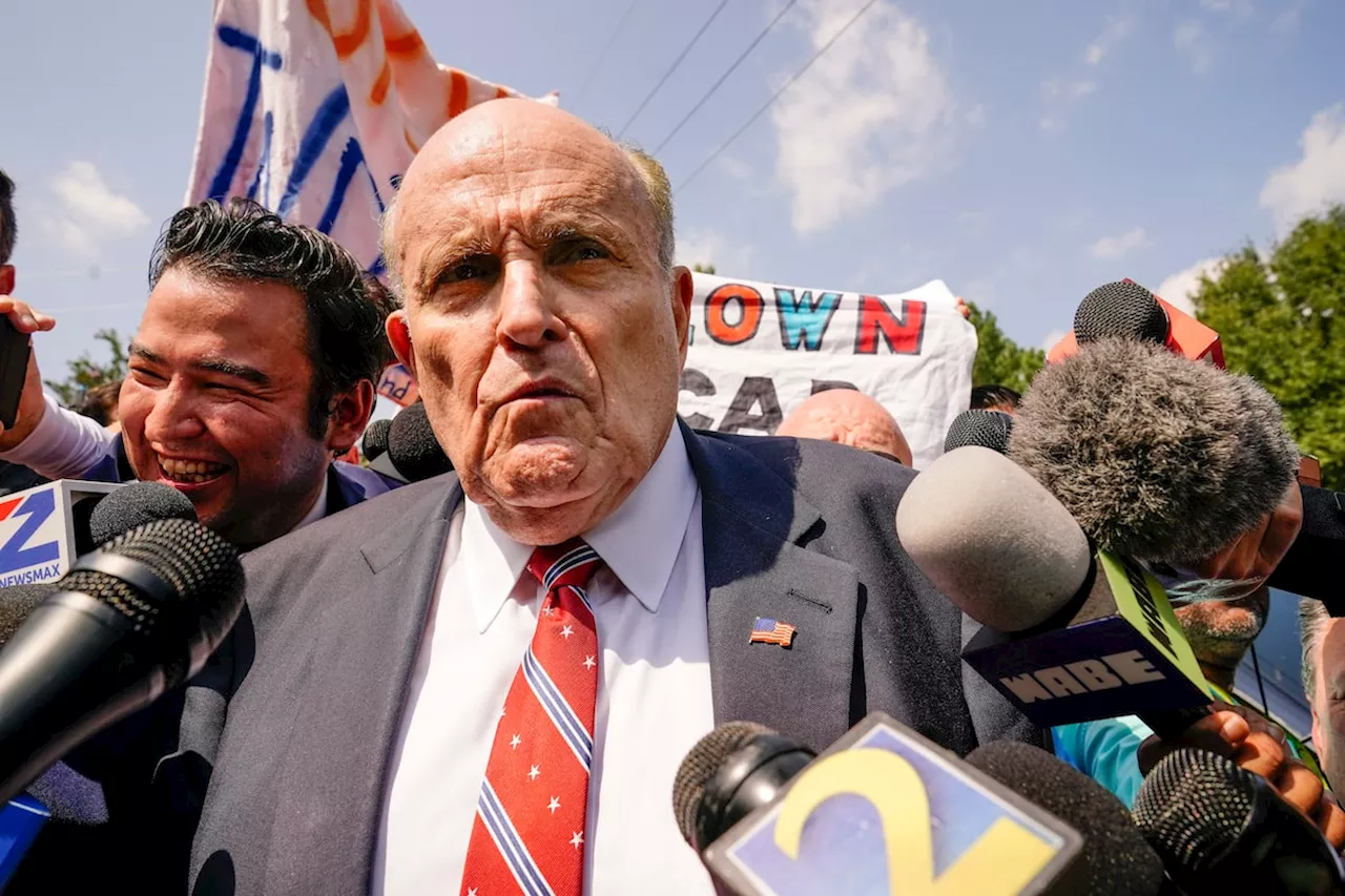 Rudy Giuliani Appears in Court for Contempt Hearing Over $148 Million Judgment