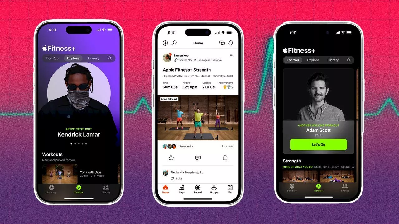Nouvelles Fonctions Fitness+ d'Apple en 2025
