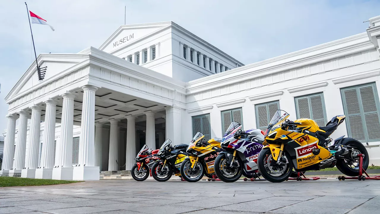 Ducati Panigale Replika Balap Pameran di Museum Nasional Indonesia