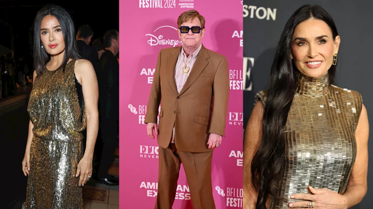 Salma Hayek, Demi Moore y Elton John: los presentadores más glam de los Golden Globes 2025