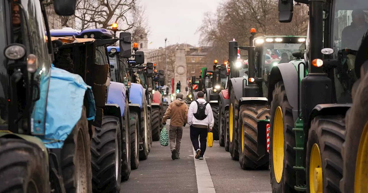 Farmers Protest UK Tax Changes in London