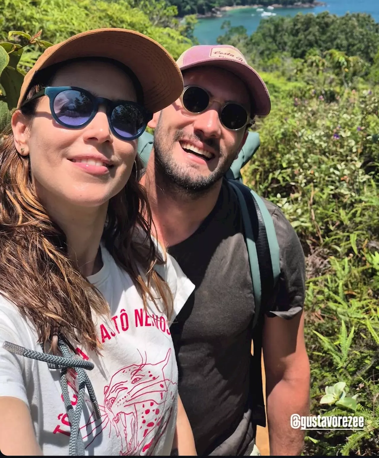 Mel Fagundes assume romance com ator Gustavo Rezende