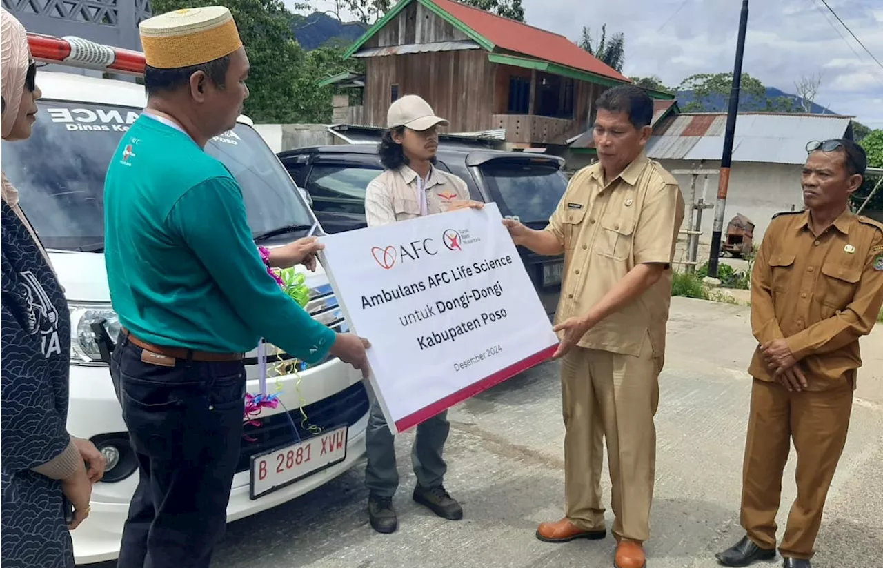 AFC Life Science dan Yayasan Tunas Bakti Nusantara Berikan Ambulans sebagai Kado Tahun Baru