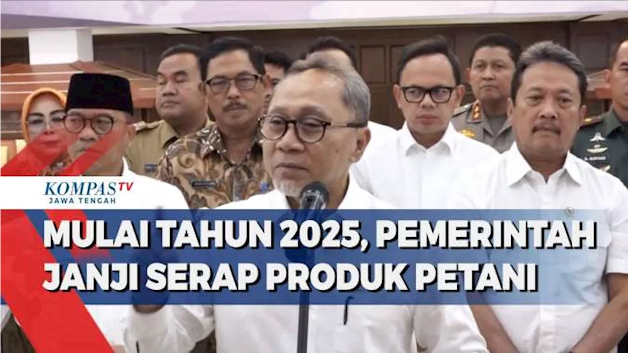 Pemerintah Targetkan Swasembada Pangan Mulai Tahun 2025