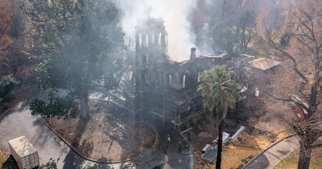 Suspect Arrested in Arson Fire That Damaged Historic Bidwell Mansion