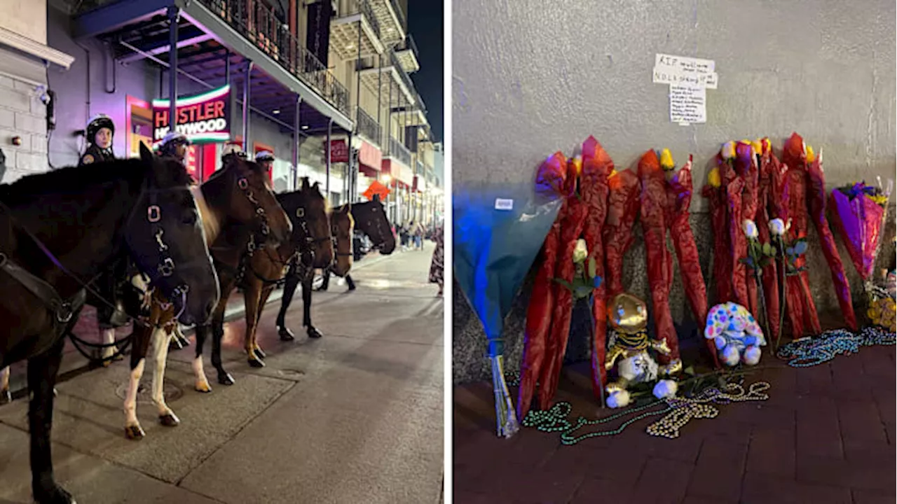 New Orleans' Bourbon Street Reopens with Heavy Police Presence After Deadly Truck Attack