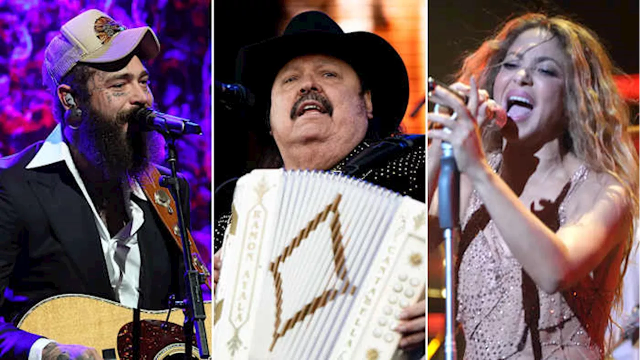 Post Malone, Shakira, and Ramón Ayala to Perform in San Antonio in 2025