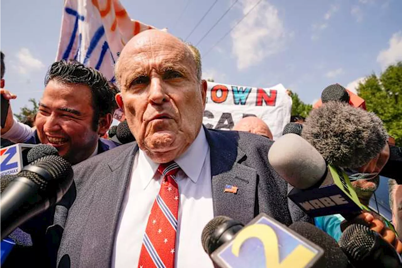 Rudy Giuliani Appears in Court for Contempt Hearing Over Assets