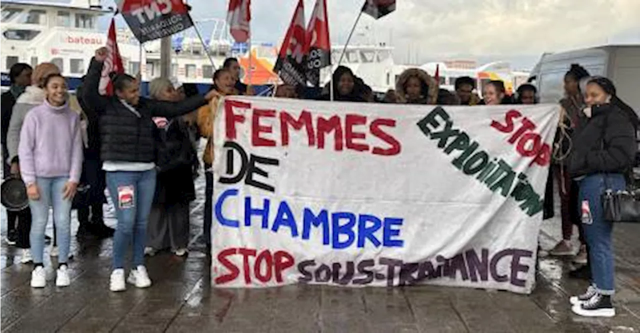 Femmes de Chambre à Marseille en Grève contre les Conditions de Travail