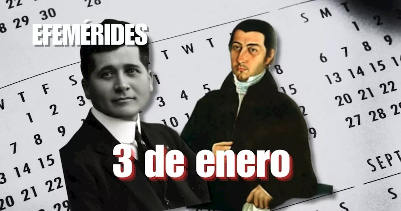 Efemérides del 3 de Enero