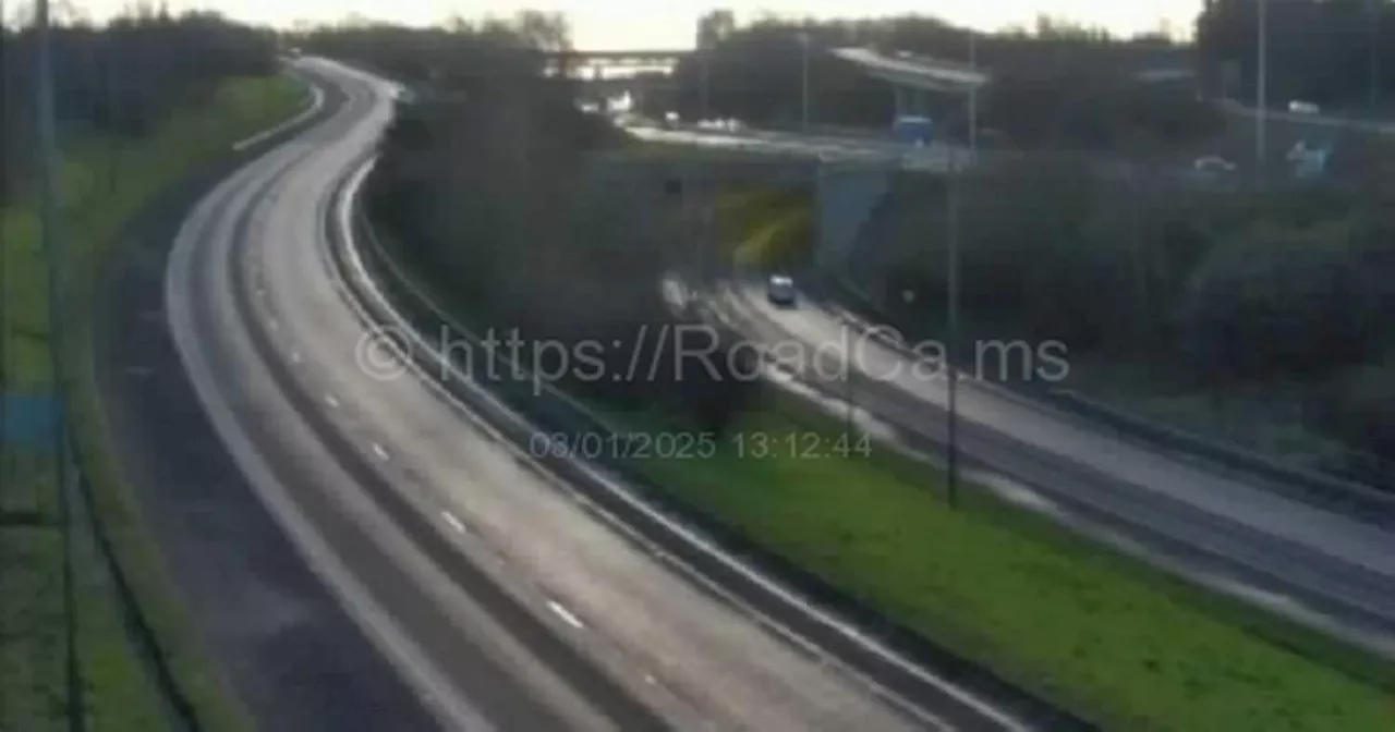 M1 closed live updates as traffic builds after car crash