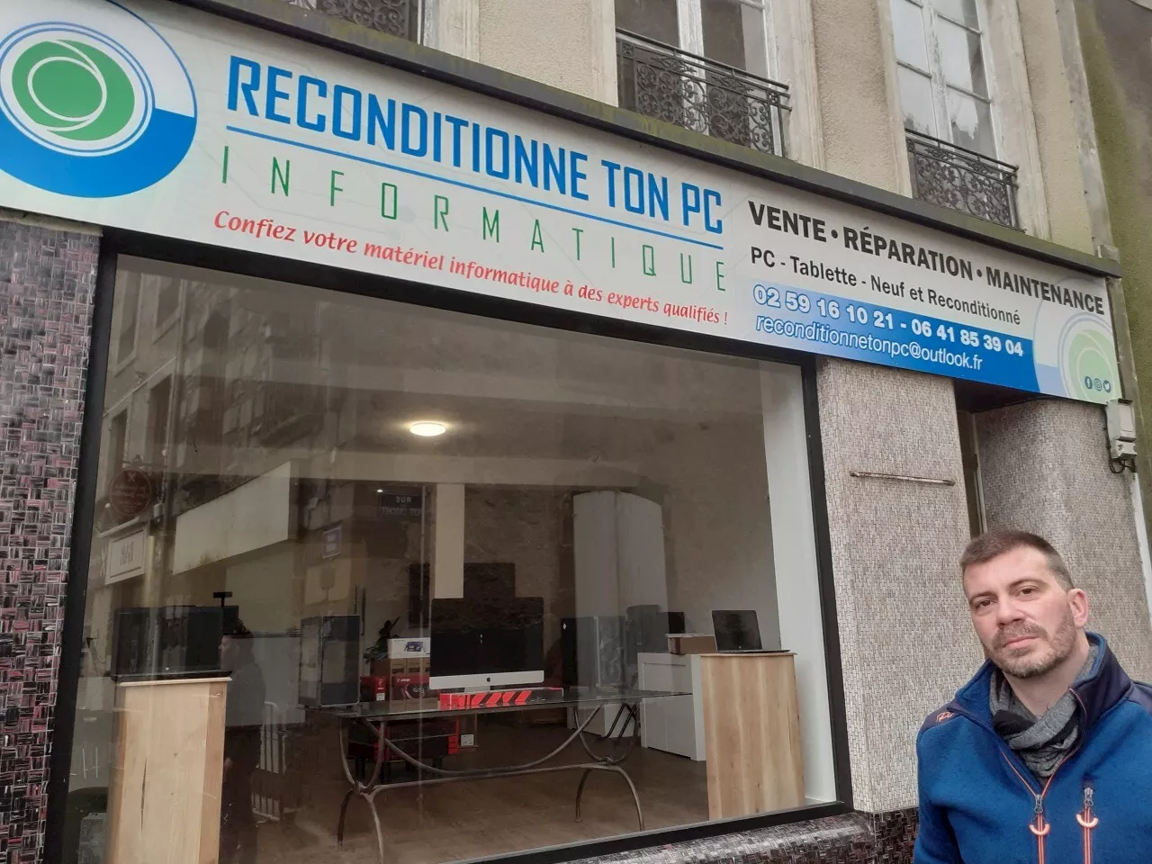 Reconditionne ton PC s'installe dans un local plus spacieux à Fresnay-sur-Sarthe